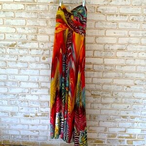 Long dress.   Sun yet classy